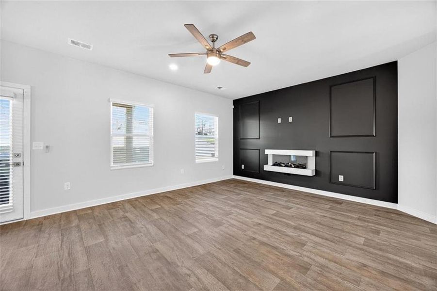 Spacious, unfurnished interior of a new home in The Enclave at Dial Farm Phase III, Walnut Grove (Image 24).