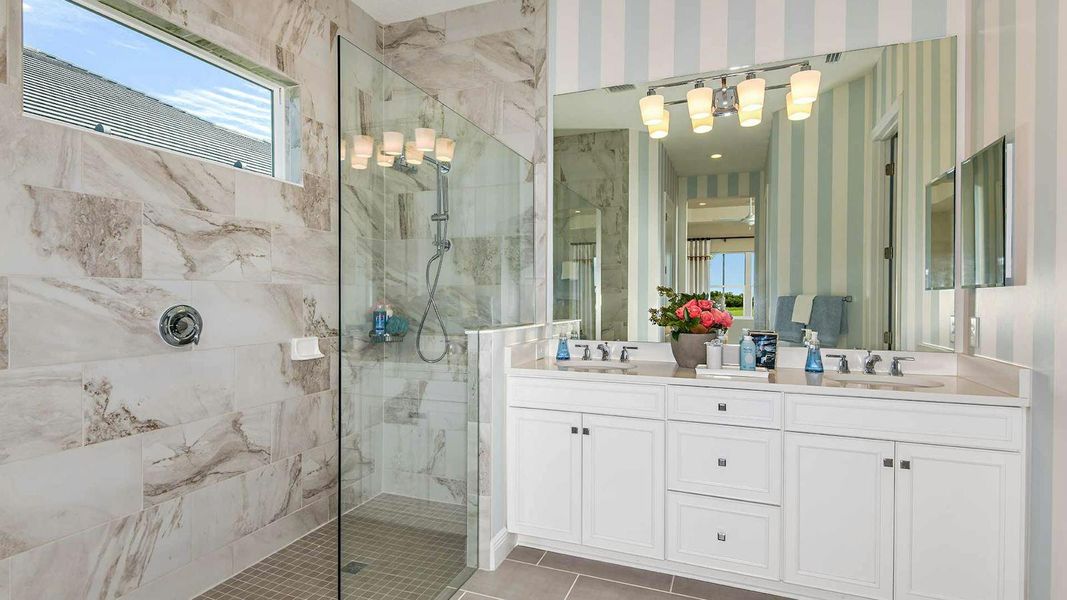 Furnished interior view inside a new home in Canoe Creek Real Estate and Homes for Sale in Parrish, FL - Neal Communities, Parrish (Image 14).