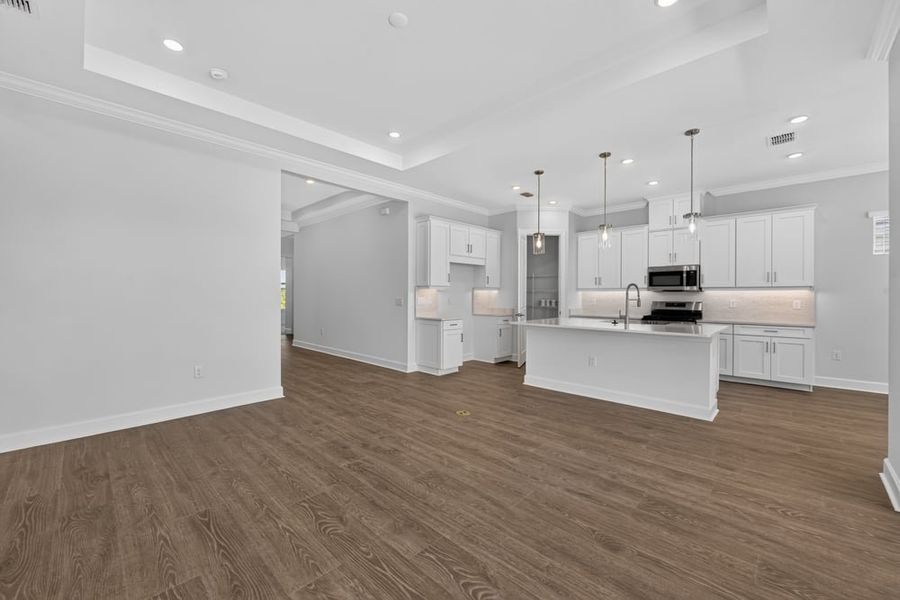 Representative unfurnished interior of a home built from the Sereno by Taylor Morrison in Skye Ranch Community Group Page, Sarasota (Image 8). Representative unfurnished interior of a home built from the Sereno by Taylor Morrison in Skye Ranch Community Group Page, Sarasota (Image 8).