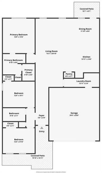 View of room layout
