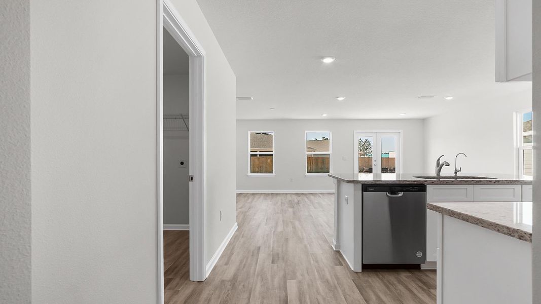 Furnished interior view inside a new home in Ashton Park Phase III, Freeport (Image 4).