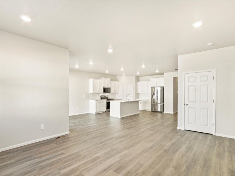 The Cherry Creek floorplan interior image taken at a Meritage Homes community in Northern Colorado.