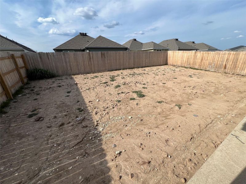 View of fenced backyard View of fenced backyard