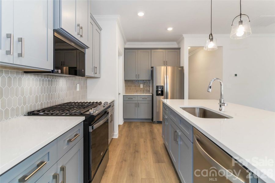 Furnished interior view inside a new home in , York (Image 7).