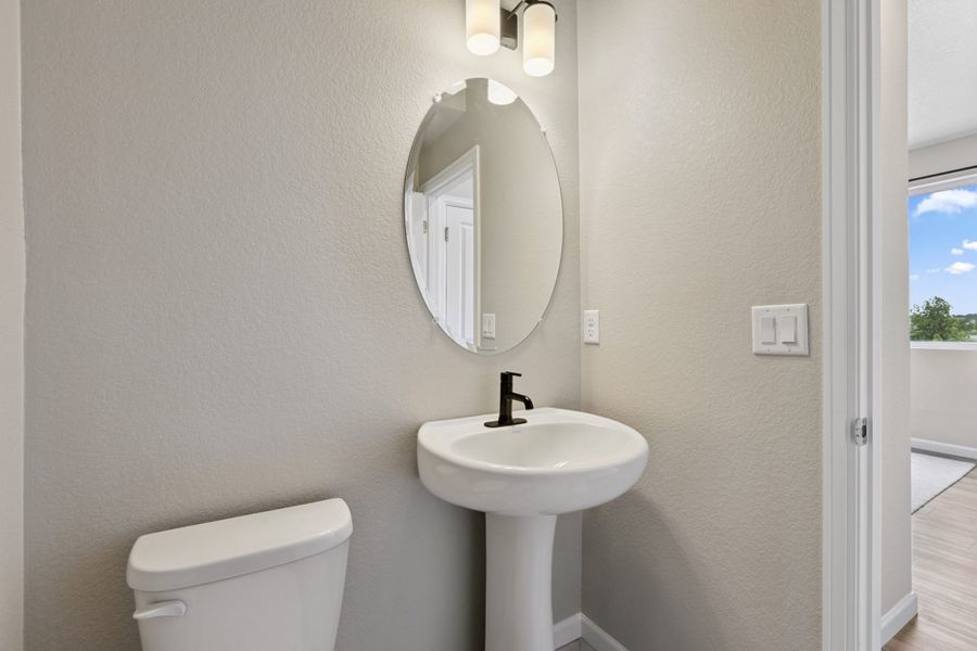 Representative furnished interior of a home built from the Biscayne by Landsea Homes in Pintail Commons at Johnstown Village, Johnstown (Image 43).