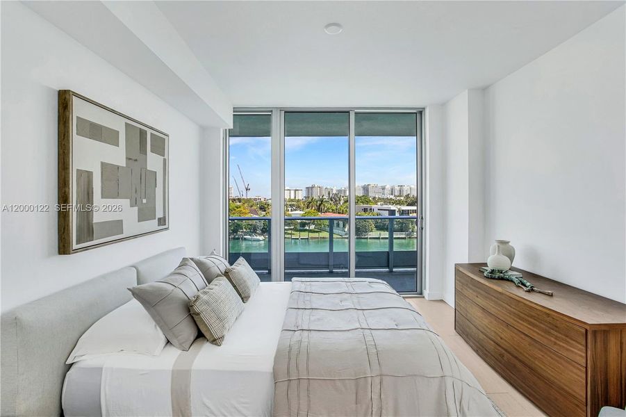 Furnished interior view inside a new home in , Miami Beach (Image 45).