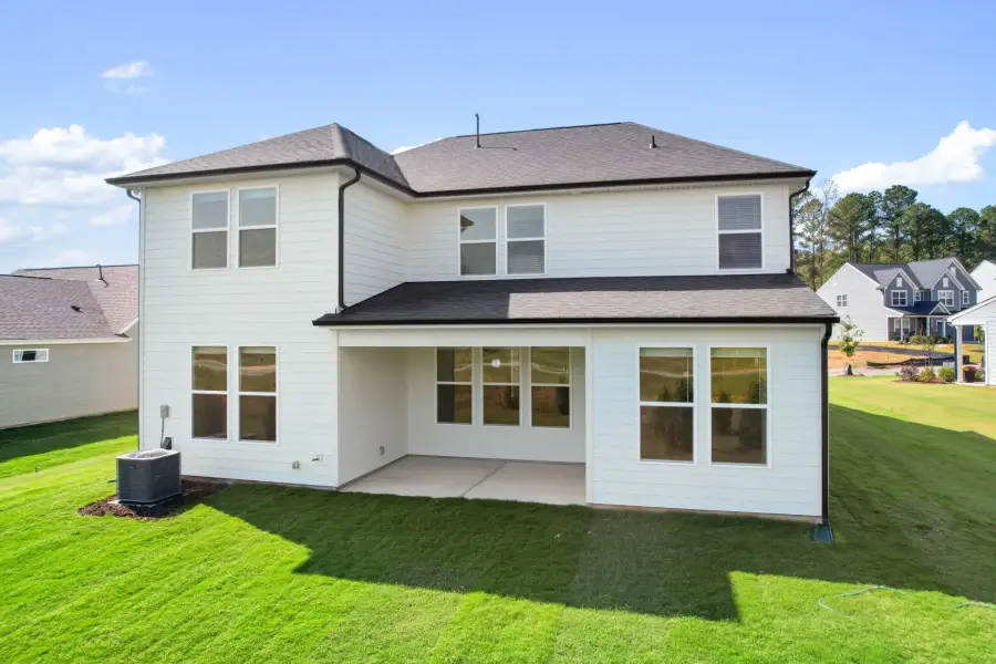 Exterior details and patio area of a home in Kinsdale, Lancaster (Image 40).