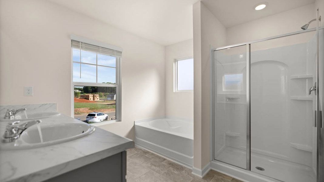 Furnished interior view inside a new home in Estates at Deer Hollow, Grovetown (Image 10).