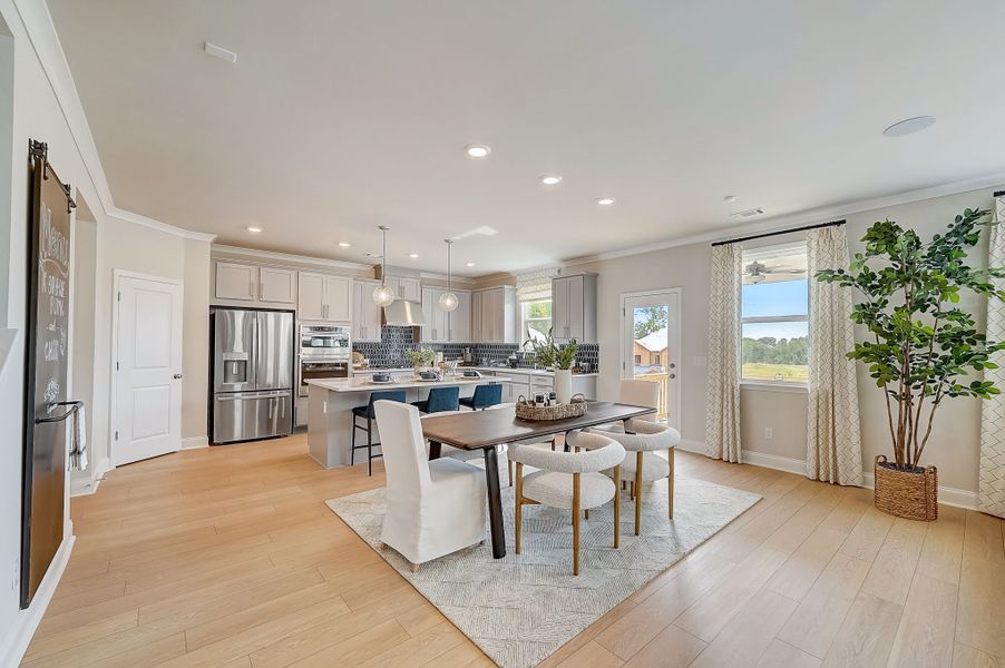 Furnished interior view inside a new home in Nichols Farm, Dacula (Image 8).