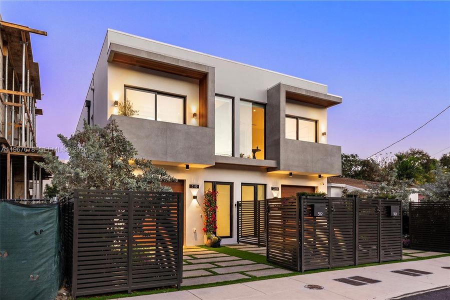 Front exterior of a new home in , Miami, FL, highlighting curb appeal (Image 37).