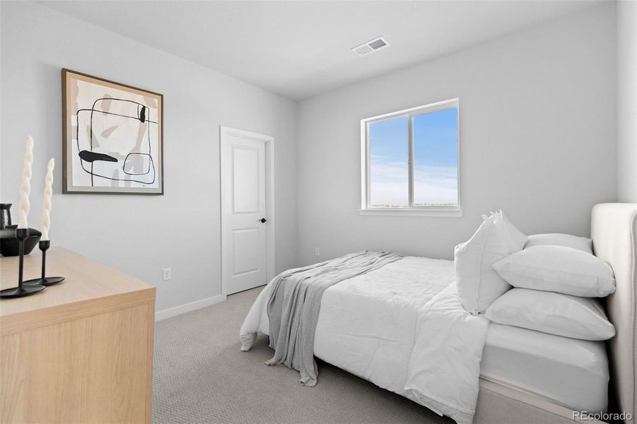 Furnished interior view inside a new home in Trails at Smoky Hill, Parker (Image 22).