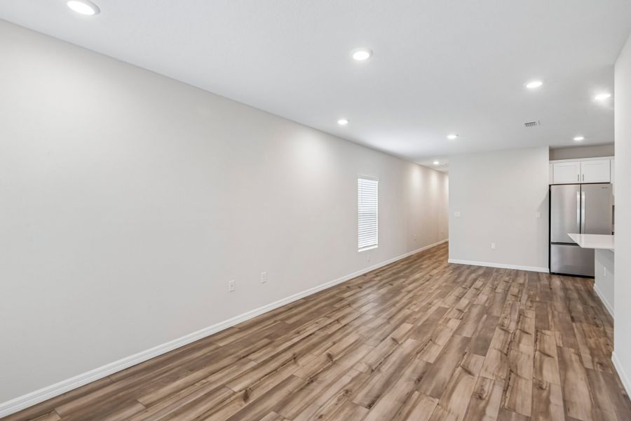 Representative unfurnished interior of a home built from the Sangria by Casa Fresca Homes in Pasadena Ridge, Dade City (Image 36). Representative unfurnished interior of a home built from the Sangria by Casa Fresca Homes in Pasadena Ridge, Dade City (Image 36).