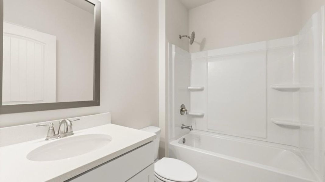 Furnished interior view inside a new home in Hamptons at Riverwood North, Dallas (Image 13).