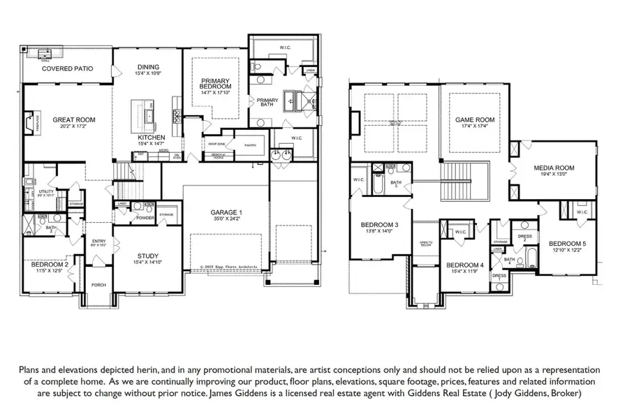 2D floor plan layout of this home in Riverstone, Georgetown, TX (Image 4). 2D floor plan layout of this home in Riverstone, Georgetown, TX (Image 4).