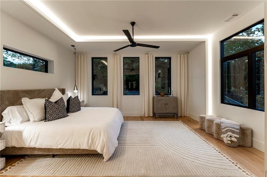 Furnished interior view inside a new home in , Atlanta (Image 49).