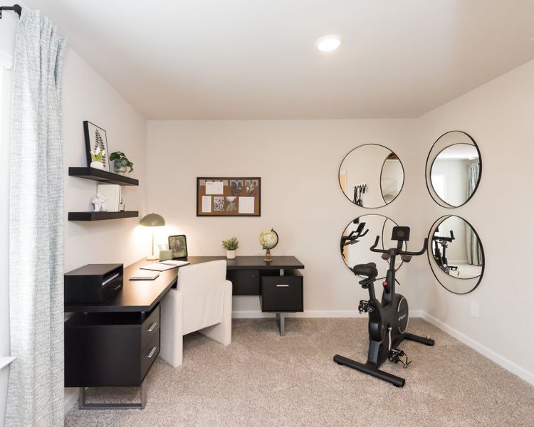 Furnished interior view inside a new home in Nolen Farm, Gastonia (Image 15).
