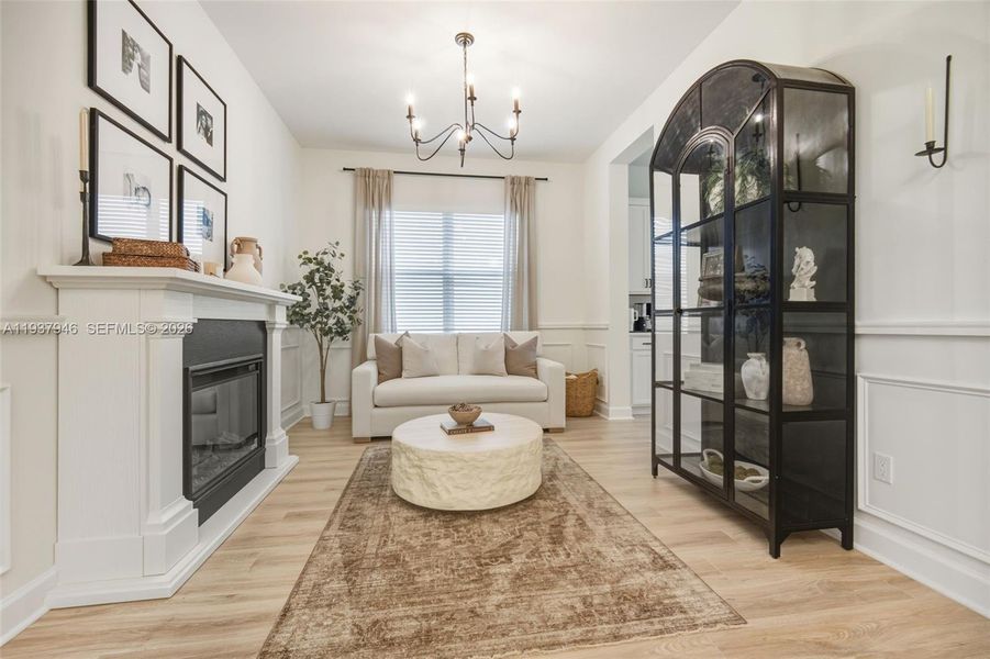 Furnished interior view inside a new home in , Loxahatchee (Image 33). Furnished interior view inside a new home in , Loxahatchee (Image 33).