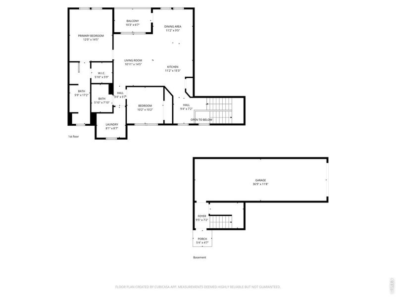 2D floor plan layout of this home in , Broomfield, CO (Image 5).
