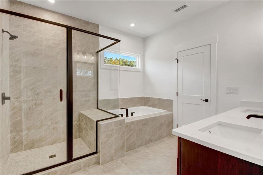 Furnished interior view inside a new home in , Cumming (Image 8). Furnished interior view inside a new home in , Cumming (Image 8).