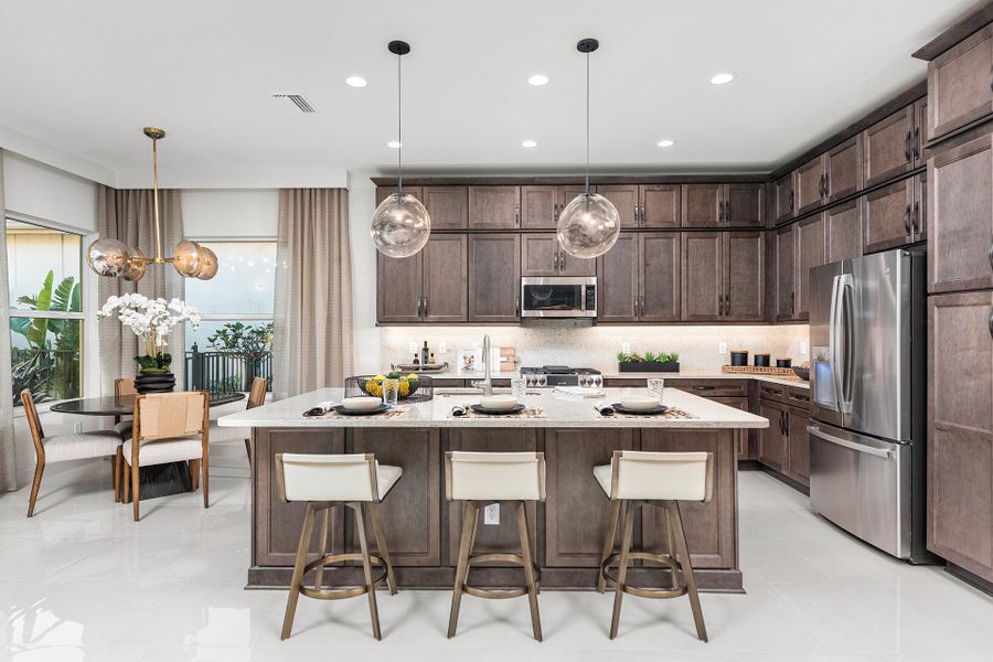 Representative furnished interior of a home built from the Claudia by GL Homes in Valencia Ridge (55+), Wesley Chapel (Image 6).