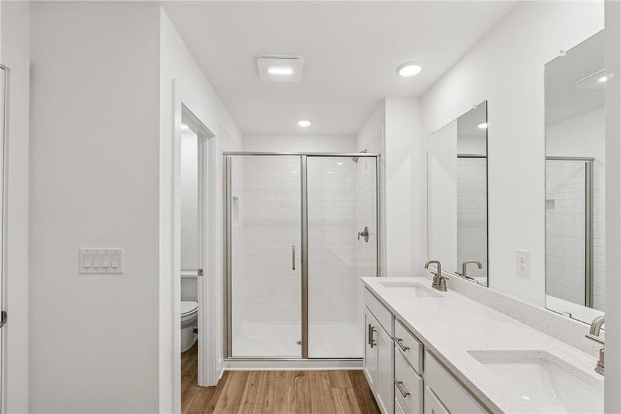 Furnished interior view inside a new home in Grandview Terrace, Canton (Image 8).