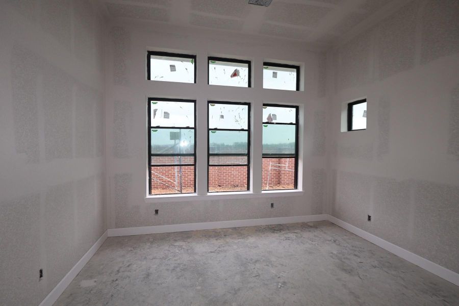 In-progress construction of a new home in Sienna - Grove Collection, Missouri City, TX (Image 5).