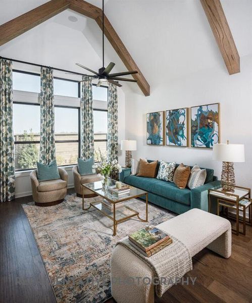 Furnished interior view inside a new home in Sonoma Verde, McLendon-Chisholm (Image 5).