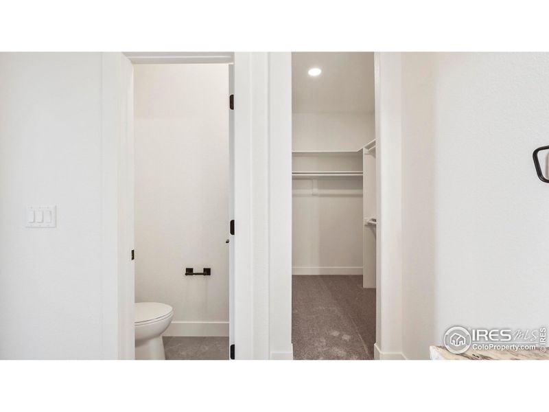 Separate water closet in primary Separate water closet in primary