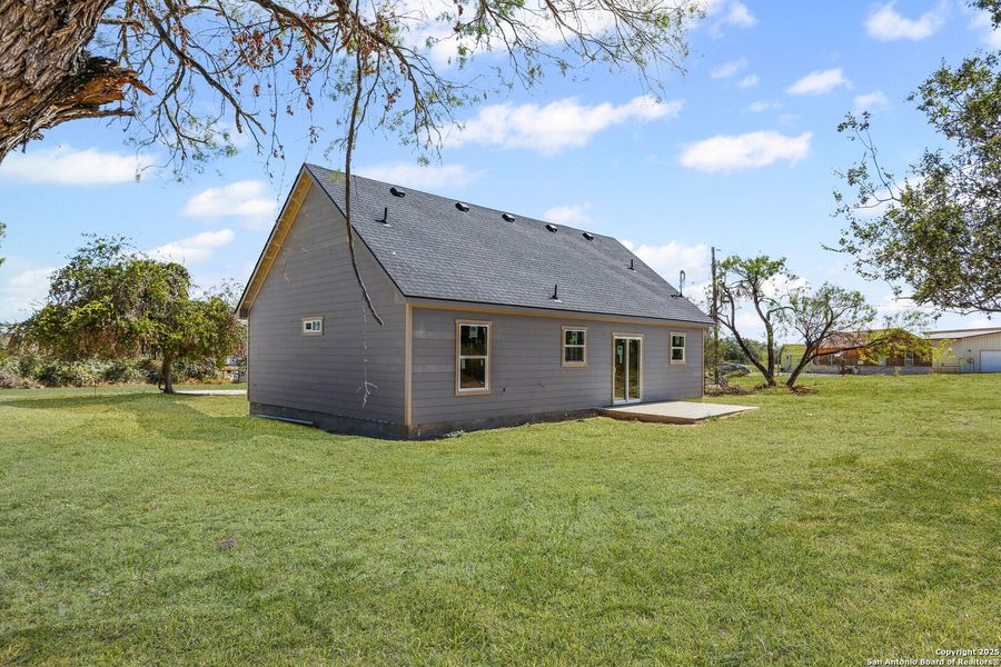 Exterior details and patio area of a home in , Lytle (Image 8). Exterior details and patio area of a home in , Lytle (Image 8).