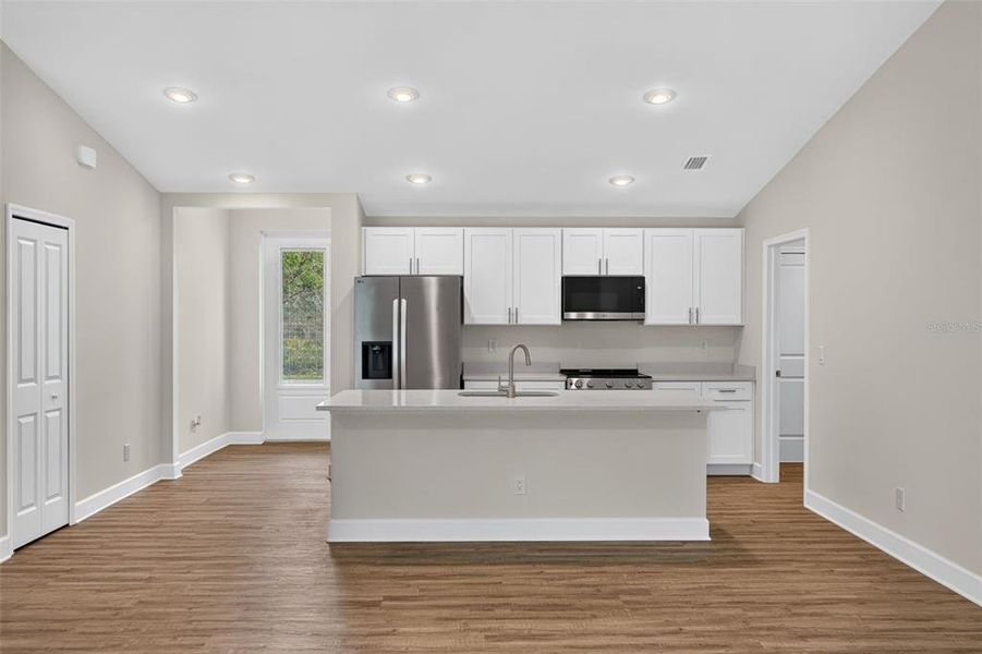 Furnished interior view inside a new home in , Port Charlotte (Image 9). Furnished interior view inside a new home in , Port Charlotte (Image 9).