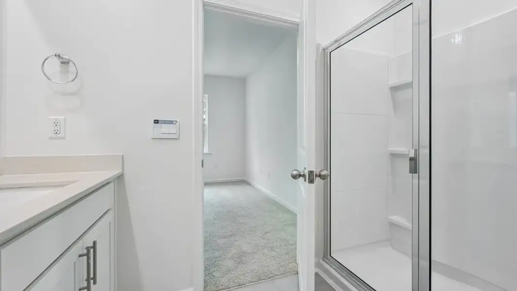 Furnished interior view inside a new home in The Villas at Laurel Oaks, Sanford (Image 7).
