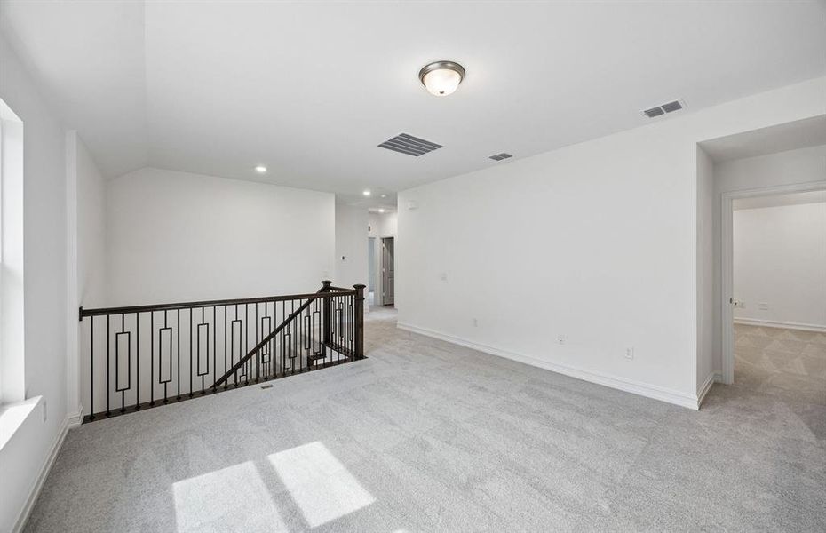 Spacious game room on second floor