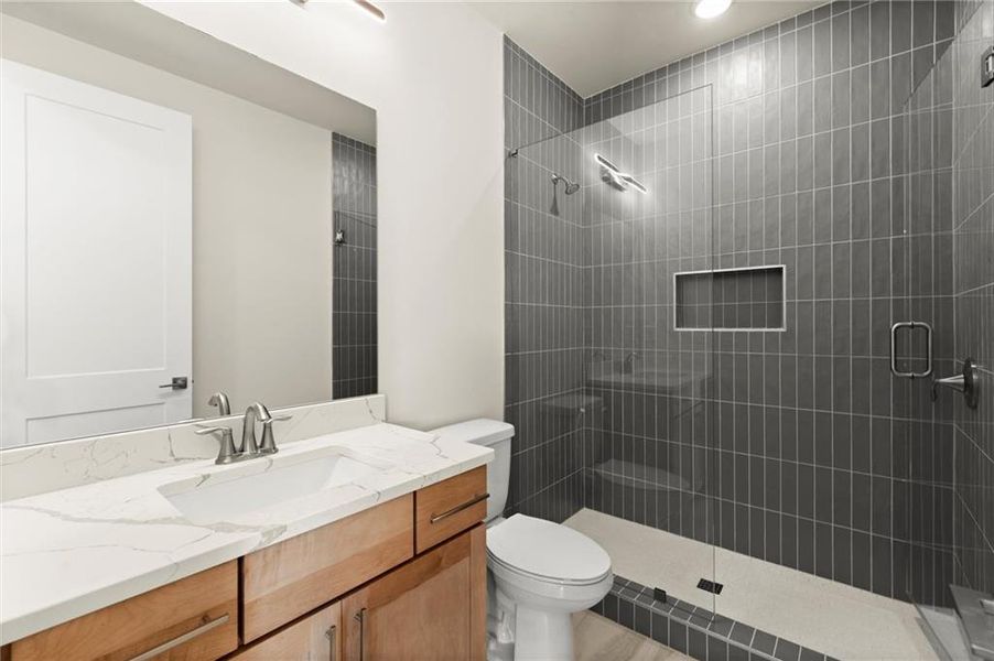 Furnished interior view inside a new home in , Alpharetta (Image 19).