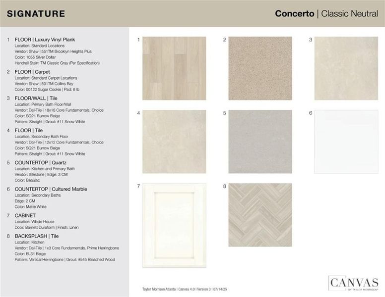 Sample of building materials used in homes in Bailey Fence, Dacula (Image 30).