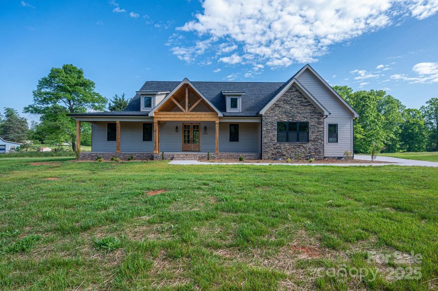 Front exterior of a new home in , Maiden, NC, highlighting curb appeal (Image 23).