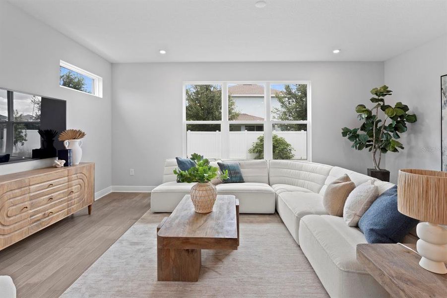 Furnished interior view inside a new home in , Tampa (Image 4).