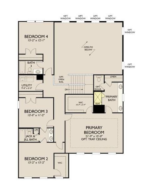 2D floor plan layout of this home in , Summerville, SC (Image 6).