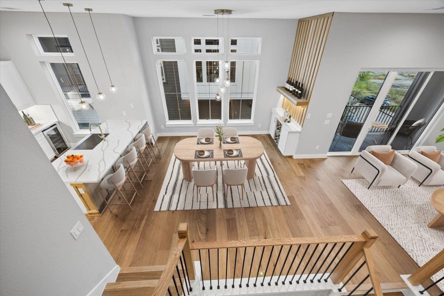Furnished interior view inside a new home in , Houston (Image 27).