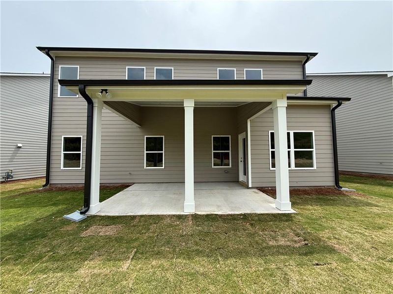 Exterior details and patio area of a home in Ponderosa Farms Estates, Gainesville (Image 23). Exterior details and patio area of a home in Ponderosa Farms Estates, Gainesville (Image 23).
