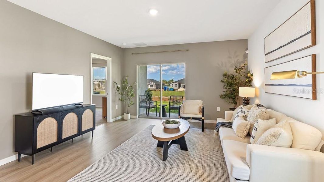 Furnished interior view inside a new home in Oakfield Trails, Parrish (Image 4).
