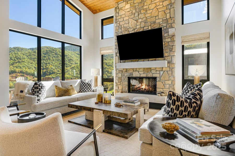Furnished interior view inside a new home in , Sylva (Image 4).