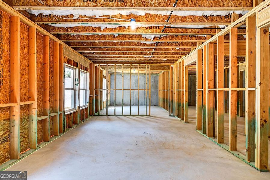 In-progress construction of a new home in The Manor at Gainesville Township, Gainesville, GA (Image 33).