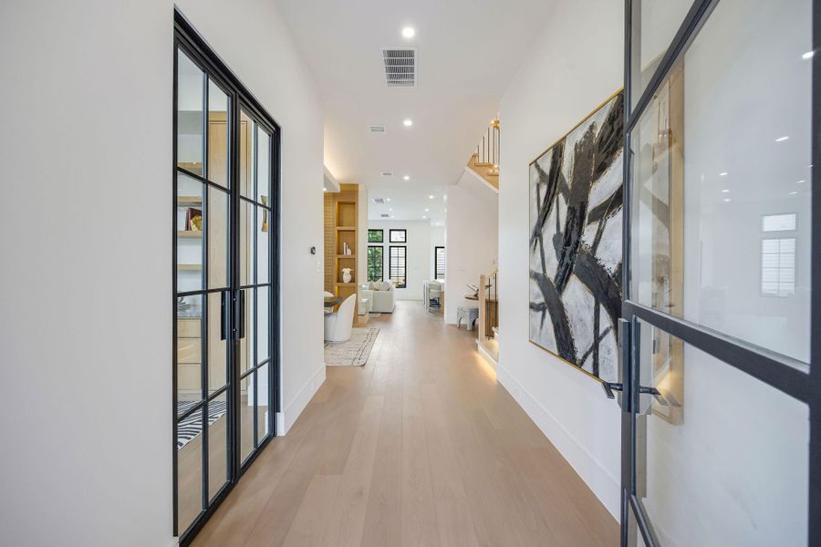 Furnished interior view inside a new home in , Houston (Image 40).