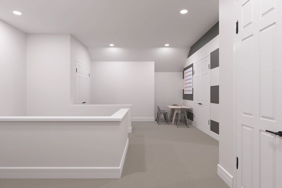 Representative unfurnished interior of a home built from the Parker by Beazer Homes in Enclave at Legacy Hills: Crossings 50', Celina (Image 19).