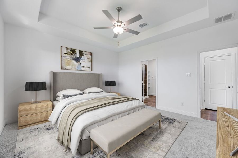 Furnished interior view inside a new home in Madero 50s, Fort Worth (Image 3).
