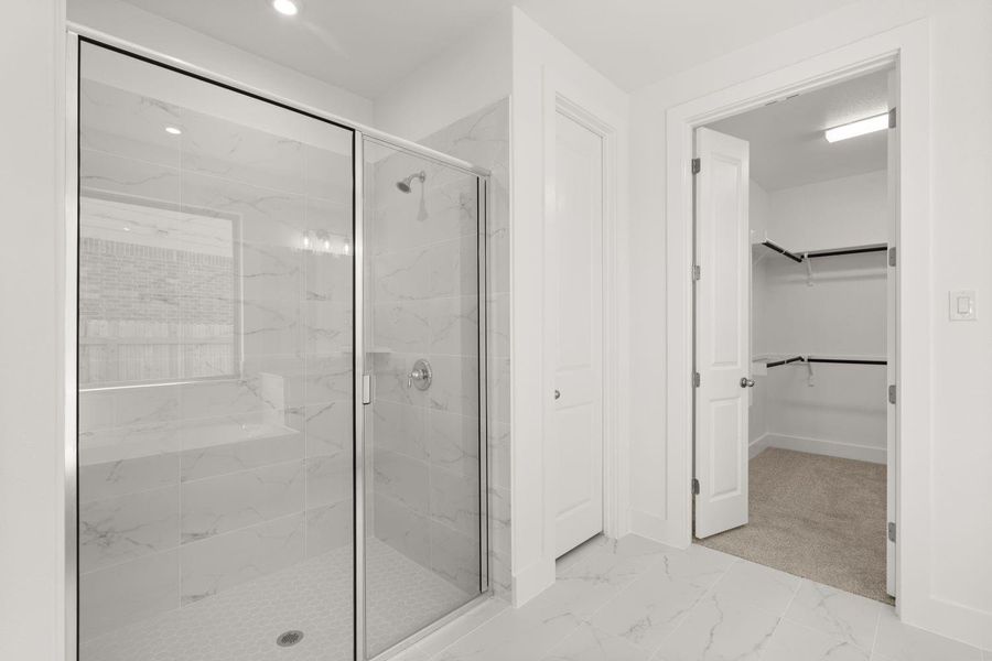 Walk-in Shower in Primary Bath