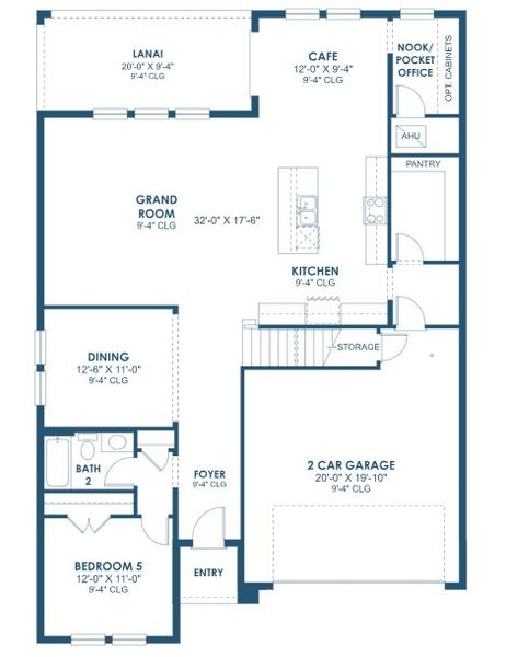 2D floor plan layout of this home in Mirada, San Antonio, FL (Image 4). 2D floor plan layout of this home in Mirada, San Antonio, FL (Image 4).