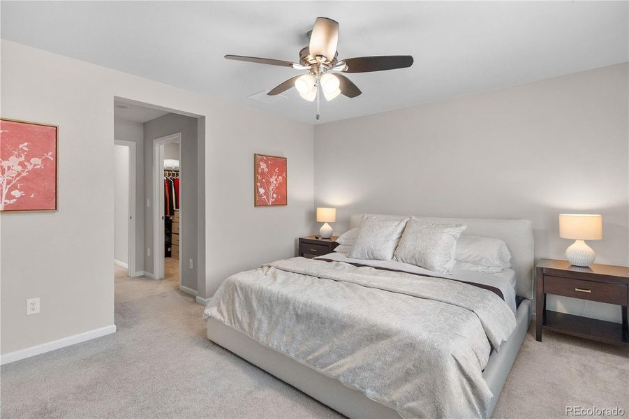 Furnished interior view inside a new home in , Parker (Image 32).