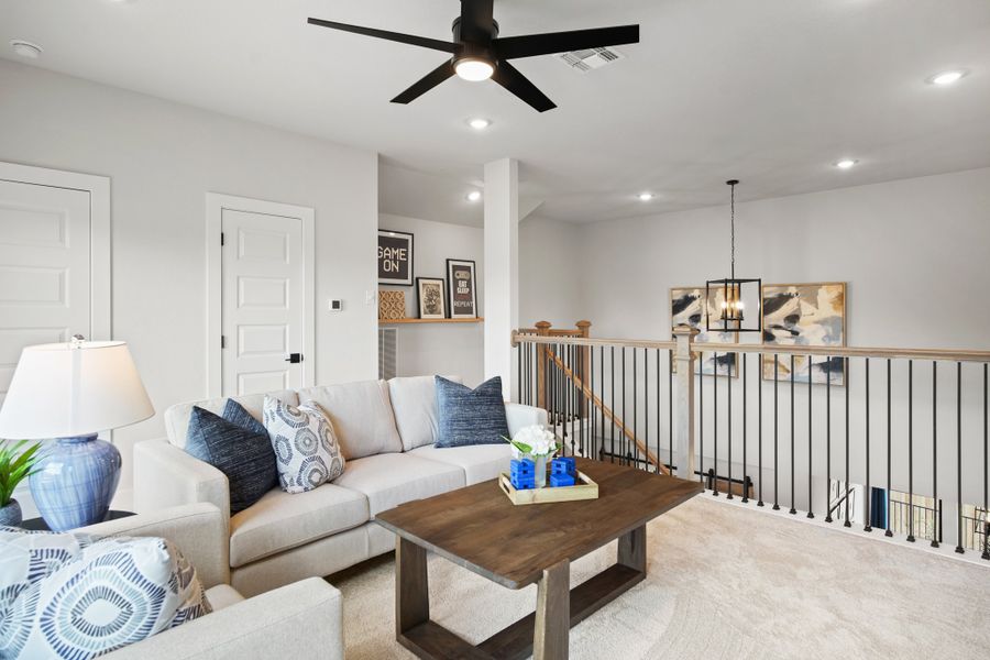 Furnished interior view inside a new home in La Cima 50', San Marcos (Image 33).