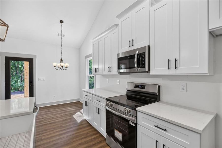 Furnished interior view inside a new home in , Silver Creek (Image 10).